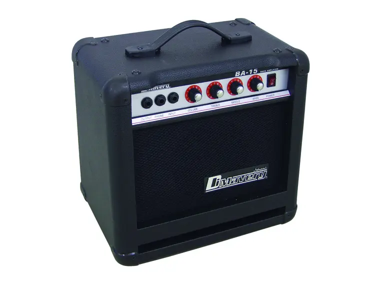 DIMAVERY BA-15 Bass amplifier 15W black 
